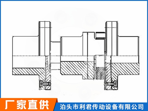 包头LXJ接中间轴型星型弹性联轴器